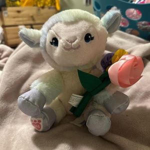 build a bear lamb with flowers